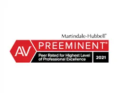 Martindale Hubbell Preeminent 2021
